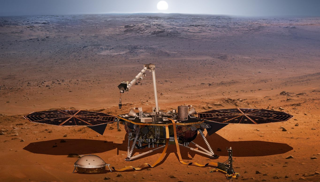 Sonda InSight na Marsu detekovala první marsotřesení