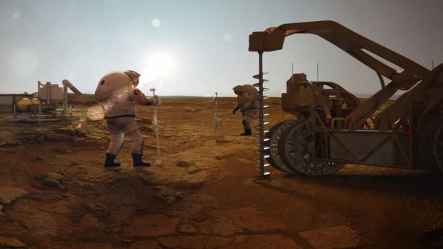 Autonomní bagry by na Měsíci mohly pomoct s kolonií, plánuje je NASA a Caterpillar
