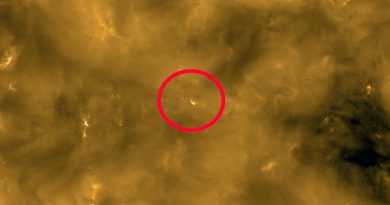 Pravděpodobná mini-erupce na povrchu Slunce. Zdroj: Solar Orbiter/EUI Team (ESA & NASA); CSL, IAS, MPS, PMOD/WRC, ROB, UCL/MSSL