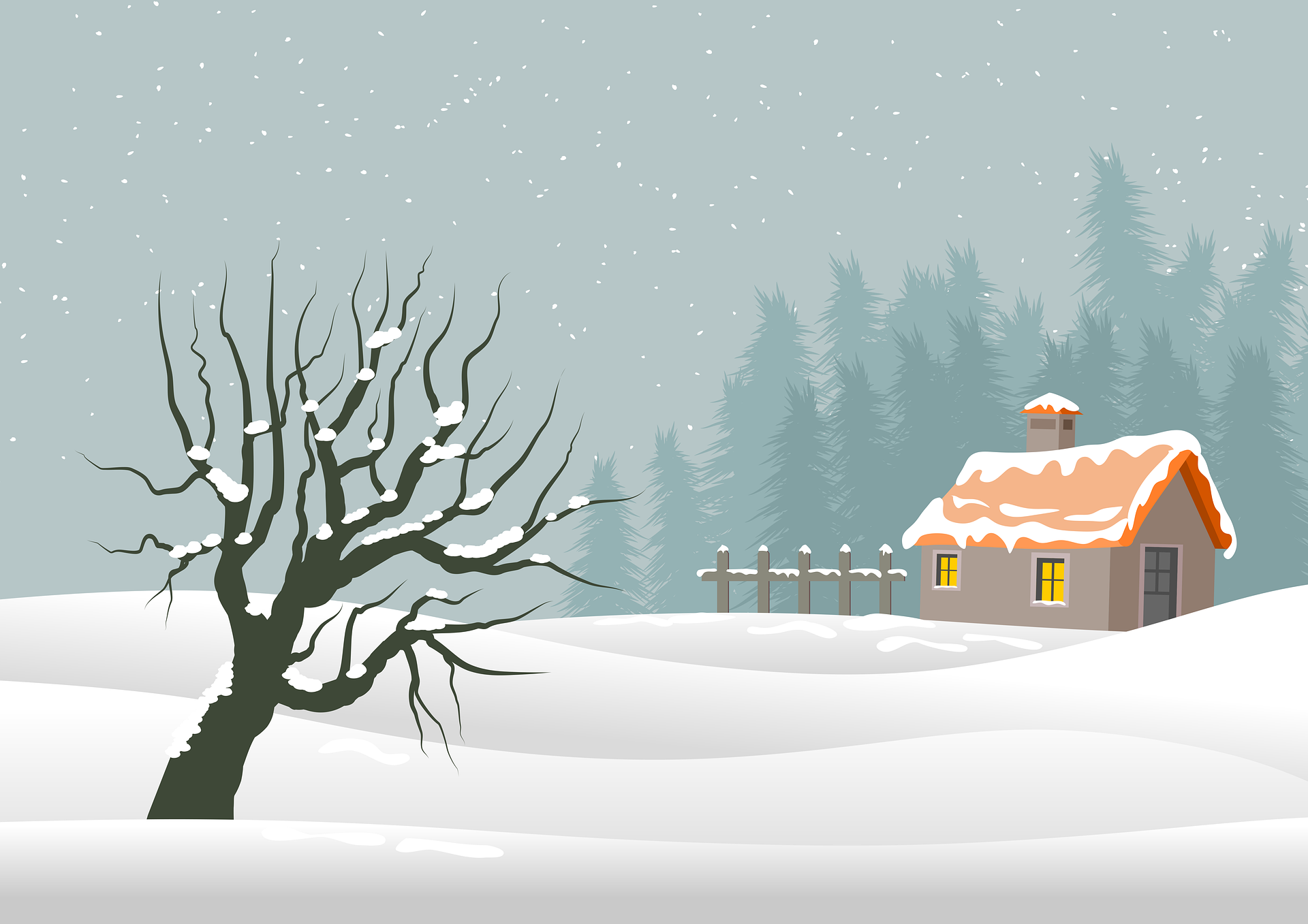 Já mám deprese z toho, že na Vánoce je pramálo sněhu... Zdroj: Pixabay