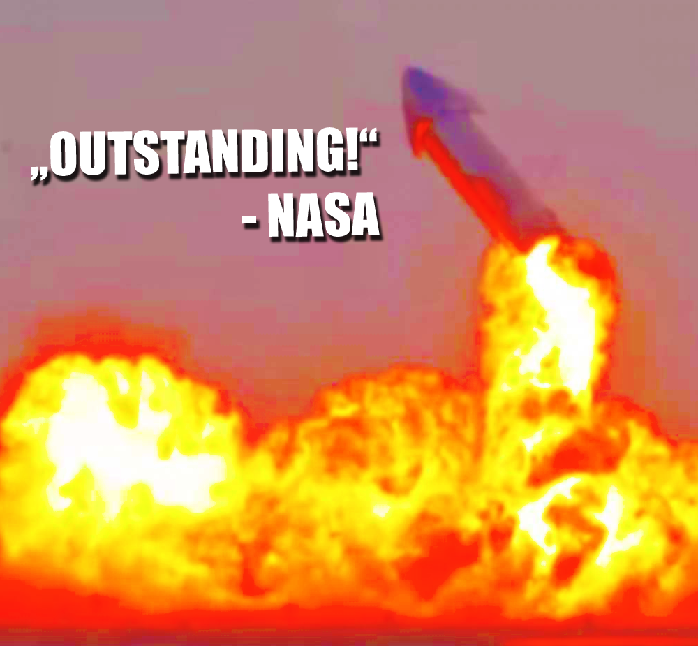 Tohle je skutečně hodnocení NASA k vítěznému návrhu SpaceX. Foto: Ilustrační. Zdroj: SpaceX