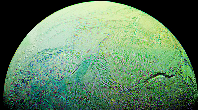 Enceladus, neasi. Zdroj: NASA