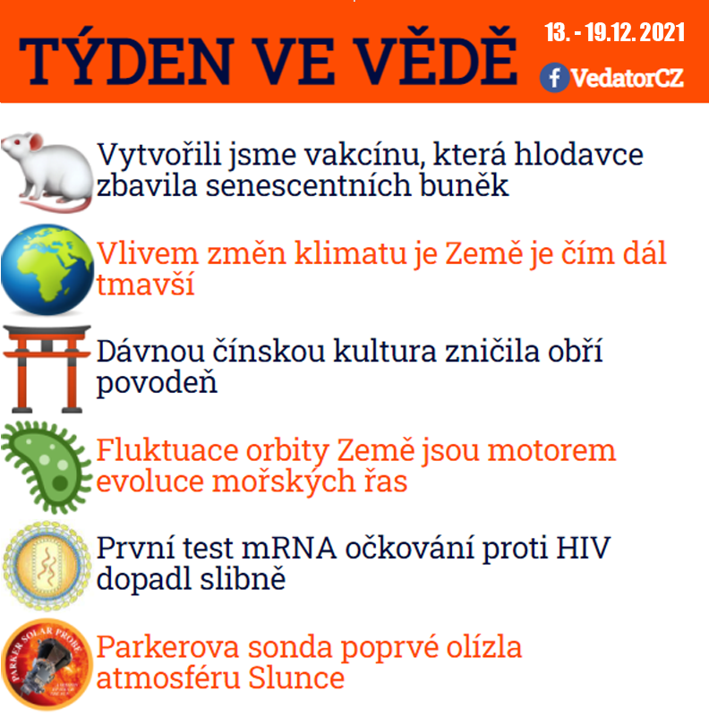 50. týden ve vědě! Zdroj: CC BY, vlastní