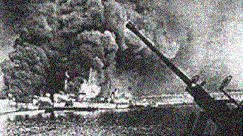 Požár SS John Harvey. Zdroj: Public Domain