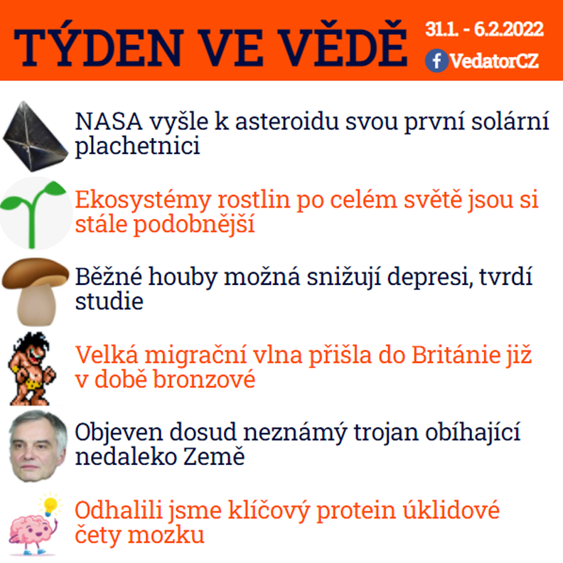 5. týden ve vědě roku 2022! Zdroj: CC BY, Apple, vlastní