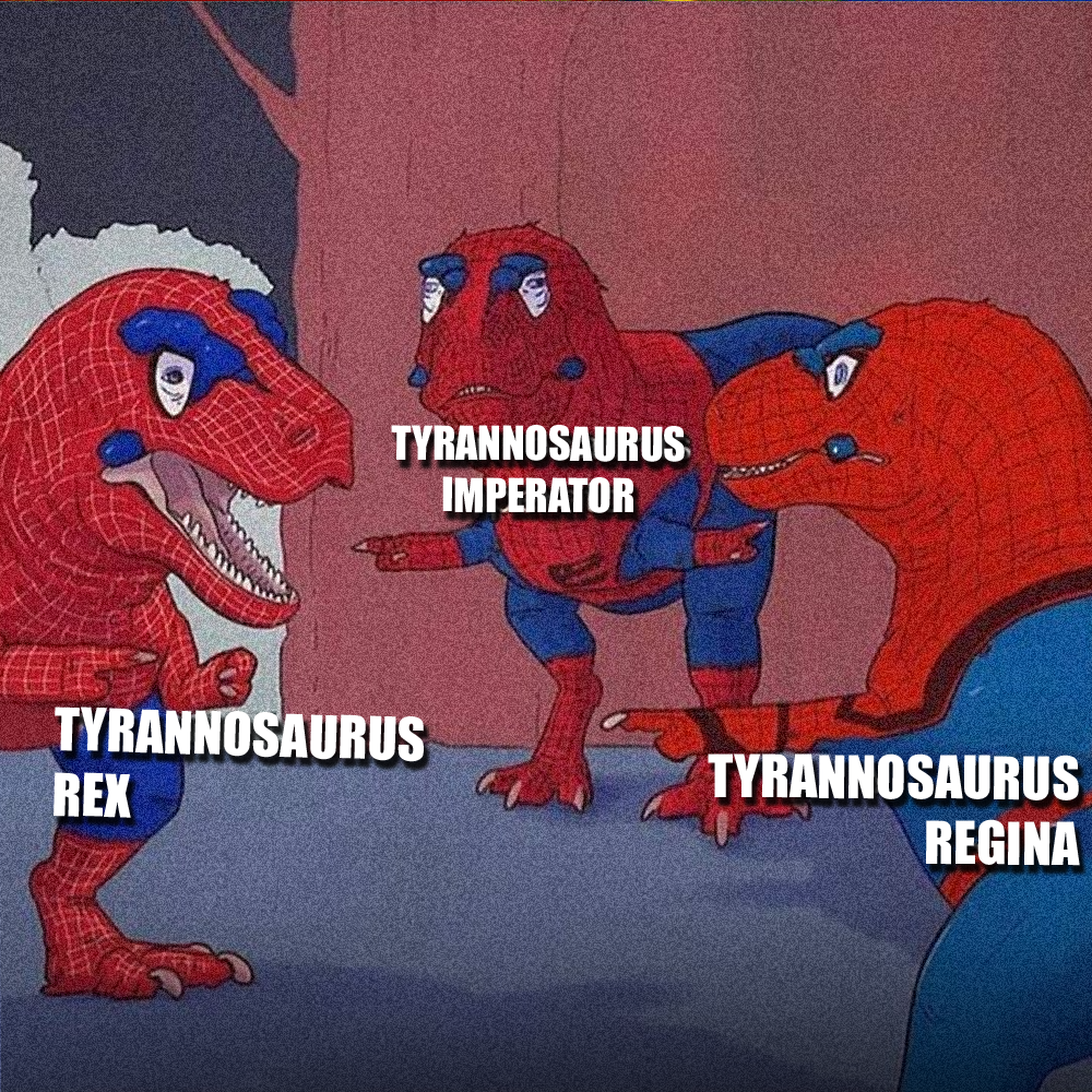 Spíše "triplesaurus rex", etotak? Zdroj: Marvel, vlastní