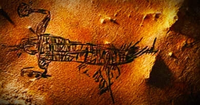 Jeskynní malba z Alabamy, neasi. Zdroj: S.Alvarez/J.Simek
