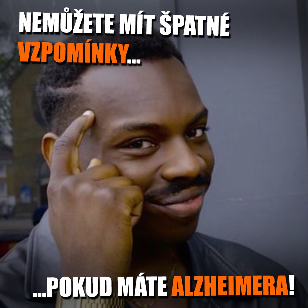 Vtipy o Alzheimerovi jde opakovat pořád dokola! Zdroj: BBC, vlastní
