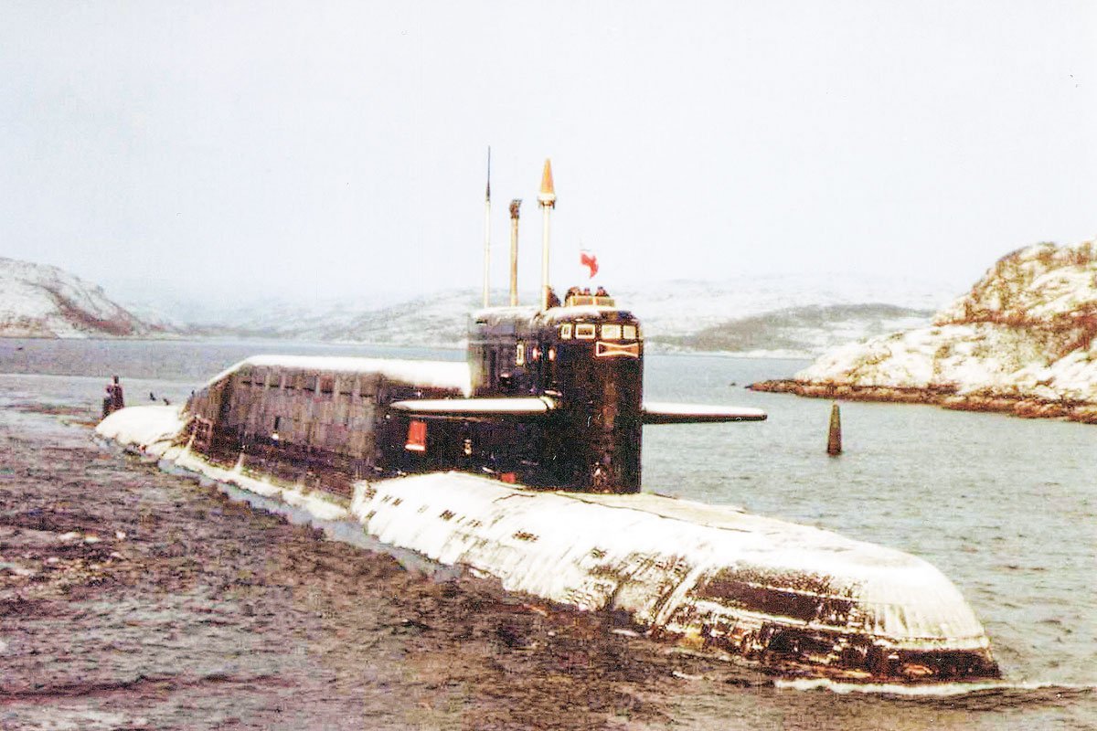Ponorka třídy Delta III. Zdroj: Public Domain