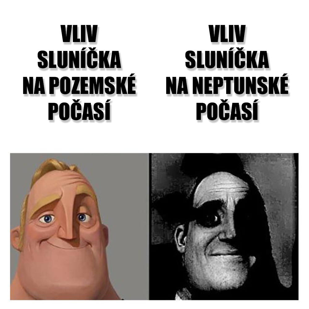 Vzdálení, a přece podobní! Zdroj: Pixar, Public Domain, vlastní