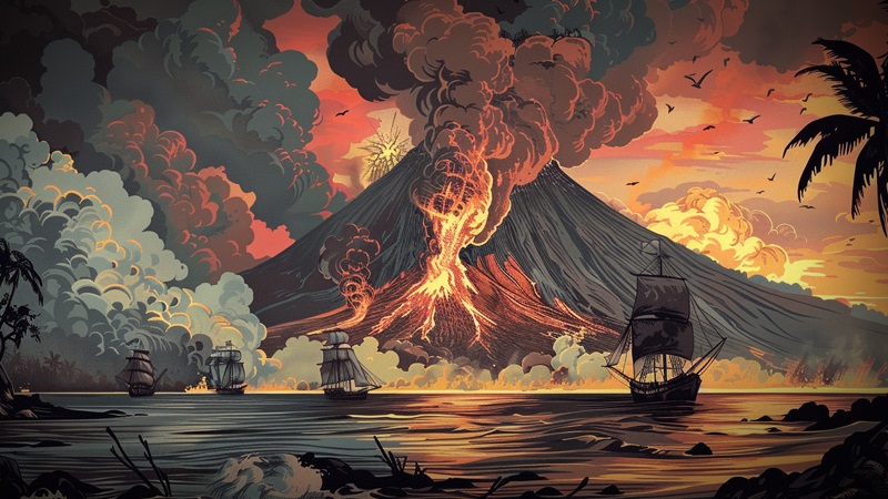 Krakatoa byla největší exploze, jaké bylo lidstvo svědkem