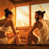 Sauna, neasik. Zdroj: MJ/vlastní