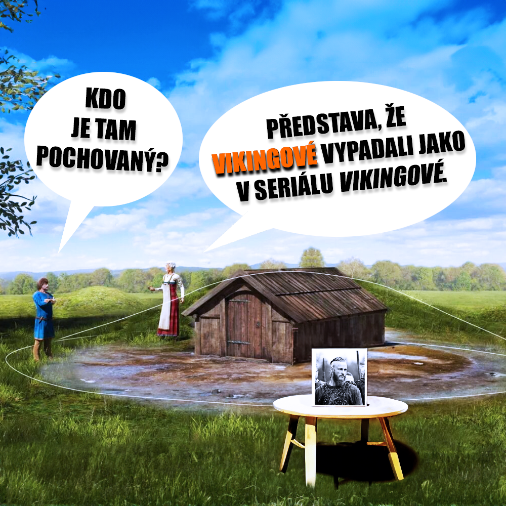 Vizualizace možného vzhledu márnice G13, upraveno mými humory. Původní zdroj: Arkikon/NTNU University Museum