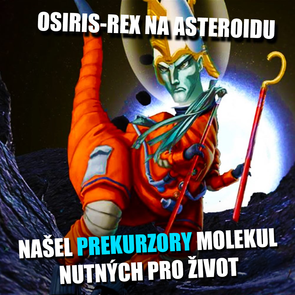 OSIRIS-REx, neasik. Zdroj: vlastní