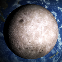 Odvrácená strana Měsíce. Zdroj: NASA