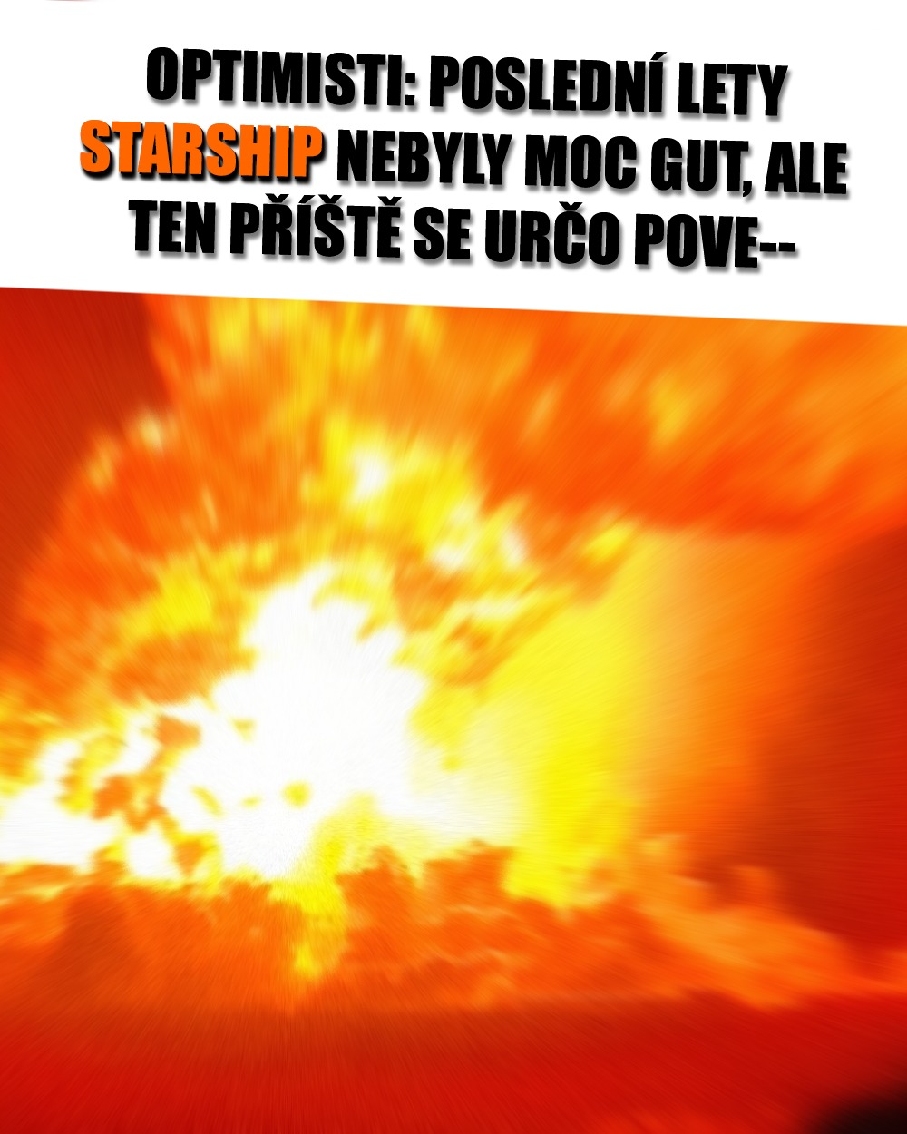 Starship S36 dělá pá pá. Zdroj: SpaceX
