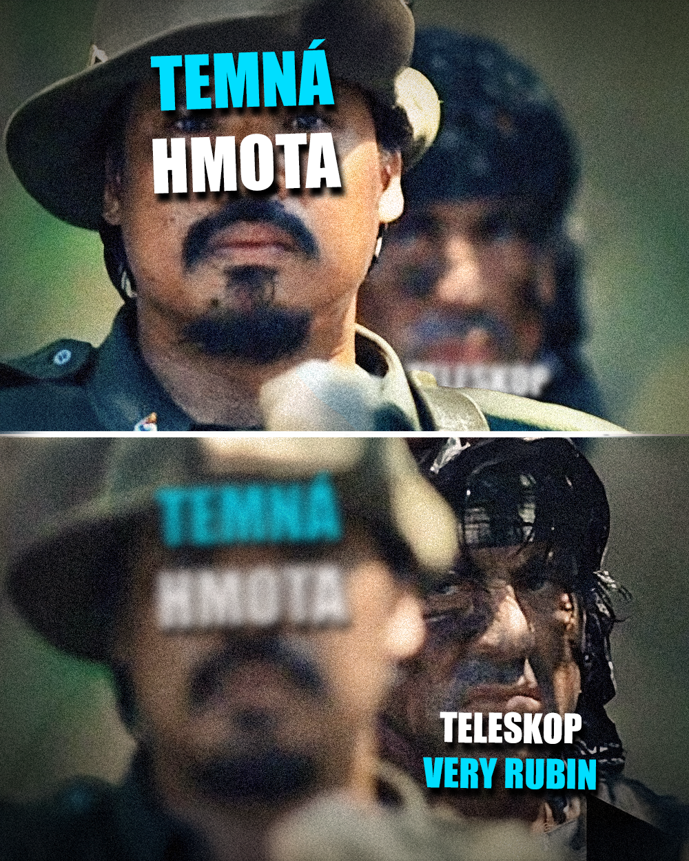 Temná hmota by si měla krýt záda! Zdroj: Starz, vlastní