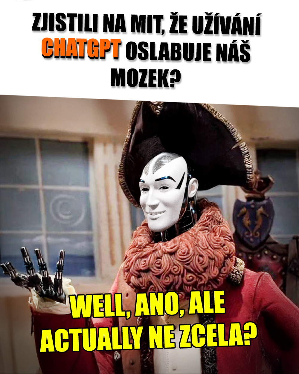 Téma ChatGPT vs. lidí je kapku složitější. Zdroj: Columbia Pictures, Adobe, vlastní