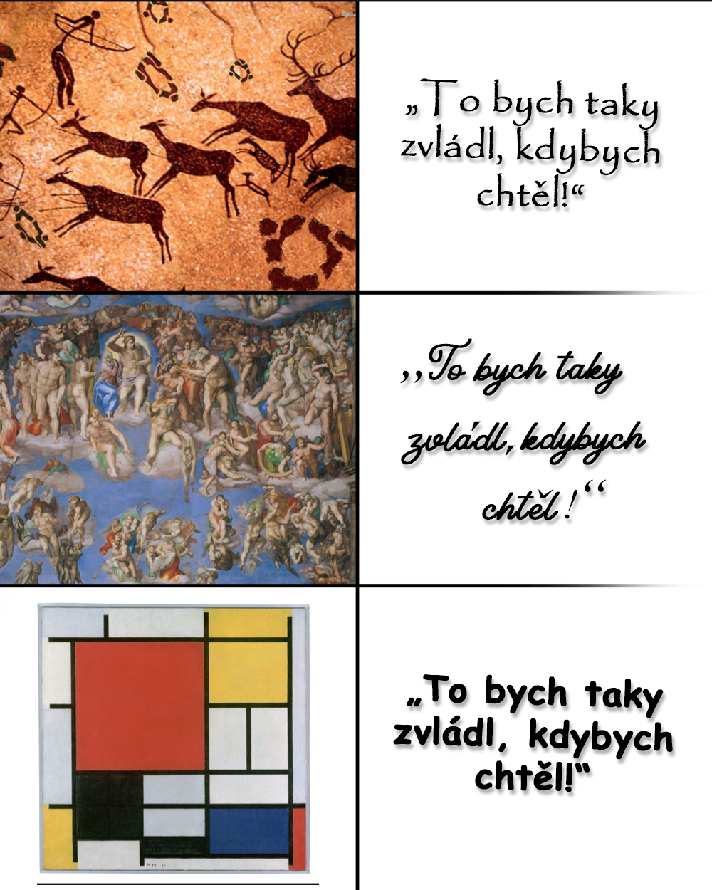 Umění se mění, názory zůstávají! Zdroj: Public Domain, vlastní