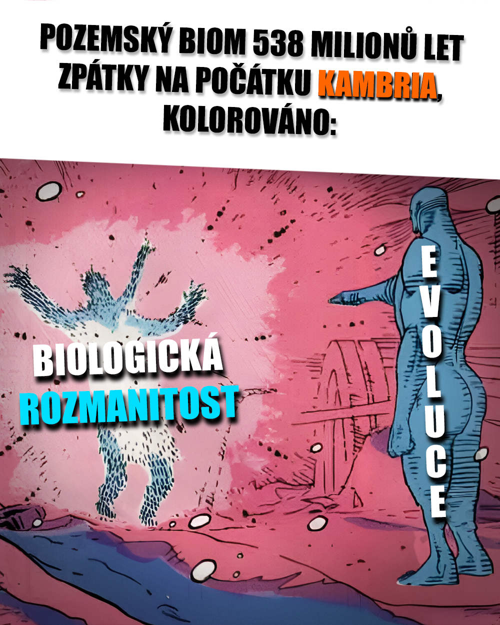 Kambrická exploze, neasik. Zdroj: DC Comics, vlastní
