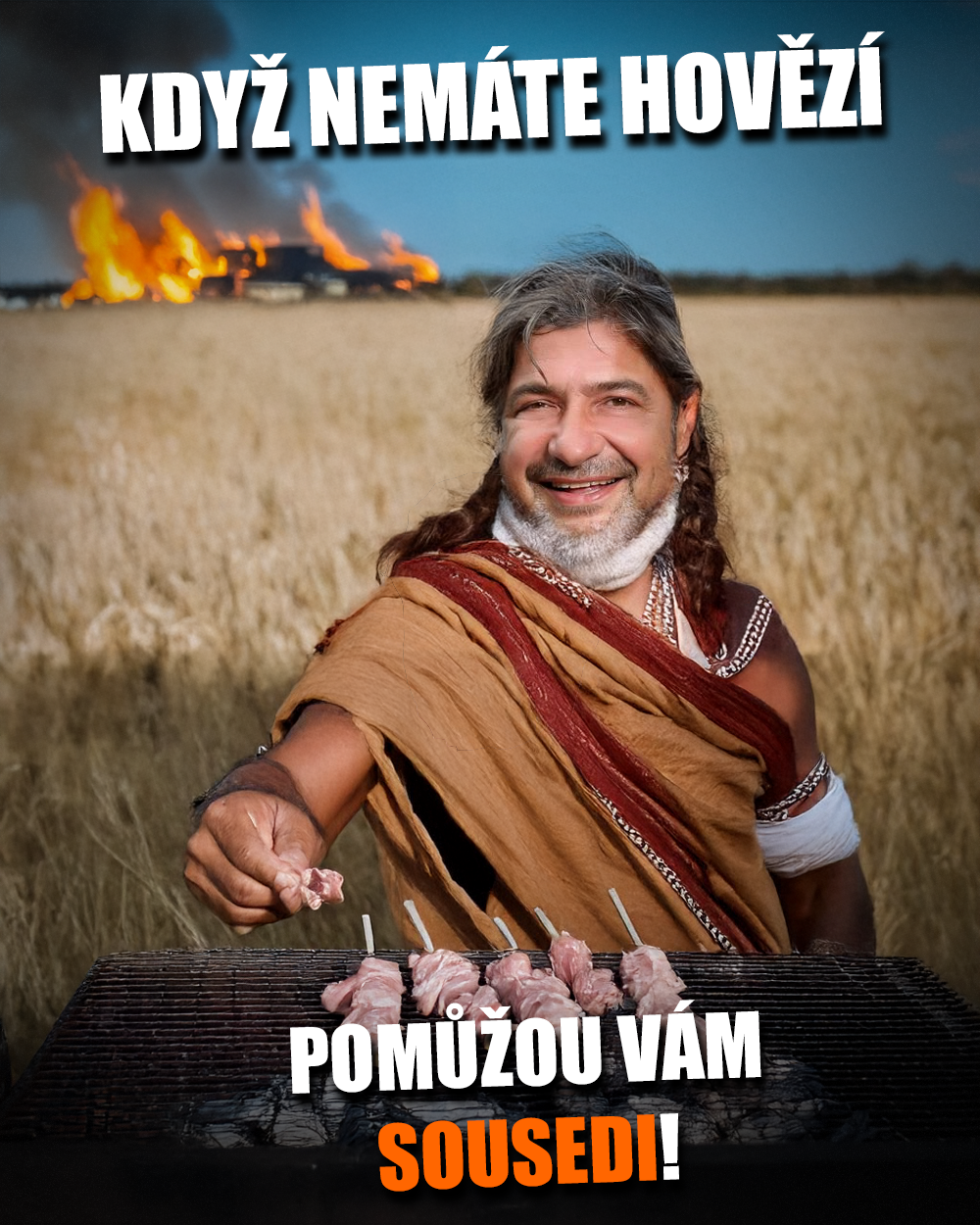 Kanibalismus je tradiční strava! Zdroj: MJ, Aktuálně, vlastní
