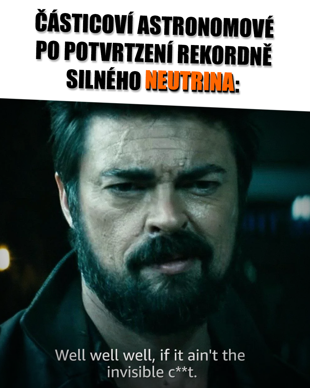 Neutrina jsou pořádní divočáci! Zdroj: Amazon, vlastní