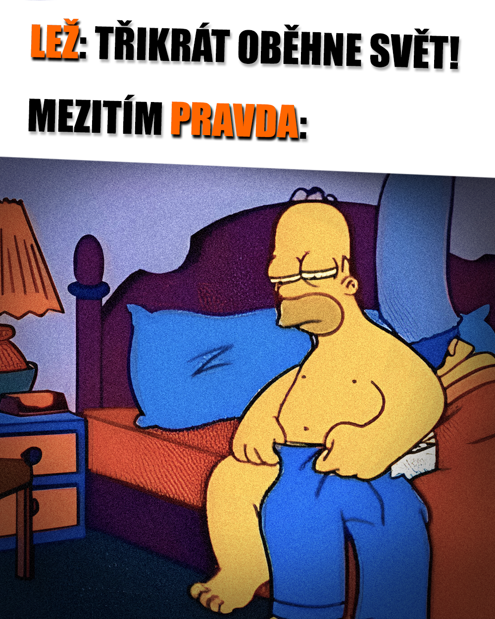 Lež má možná krátké nohy, ale umí jimi pořádně kmitat! Zdroj: FOX, vlastní