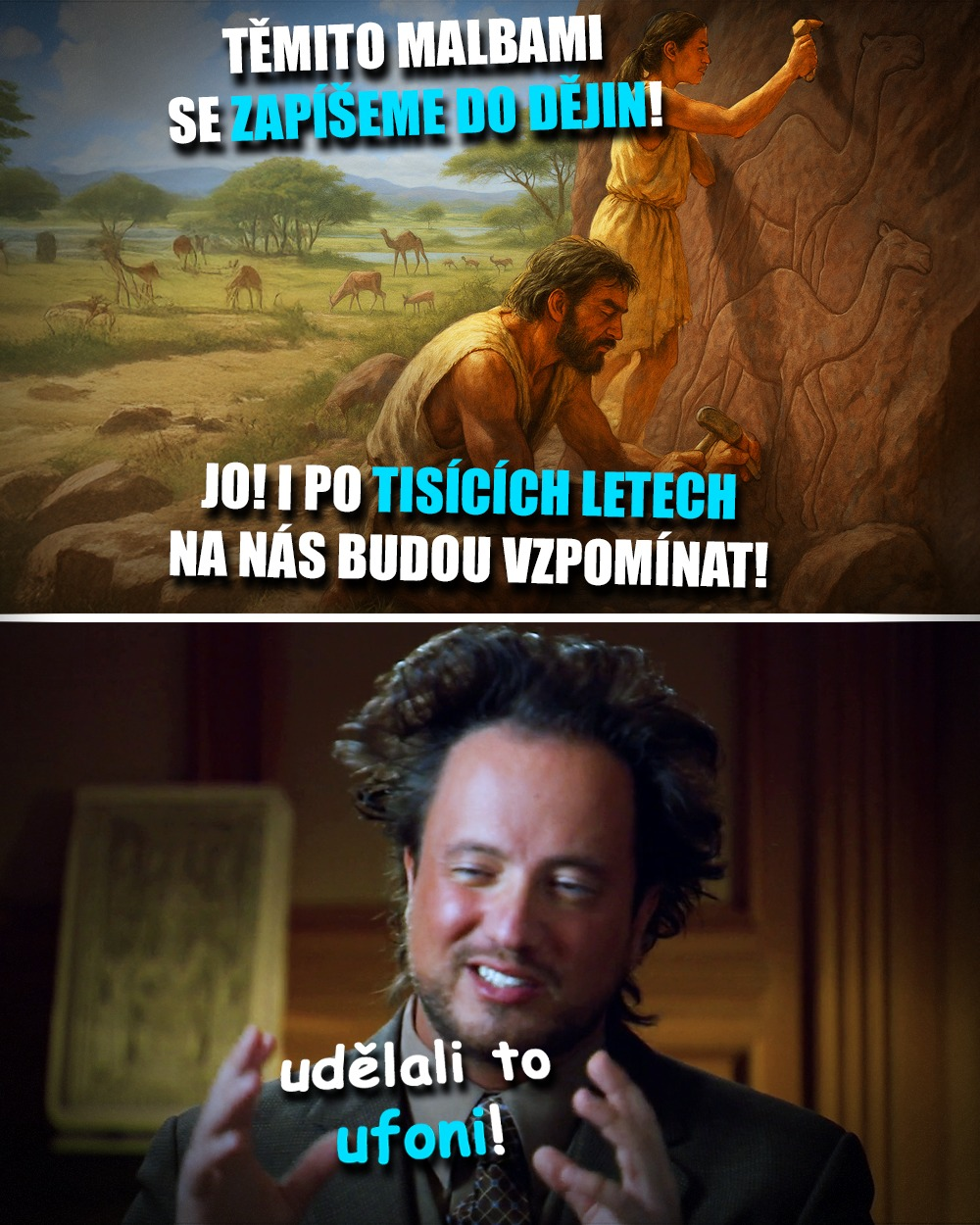 Paleolit byl lit! Zdroj: GPT/Vlastní, History Channel