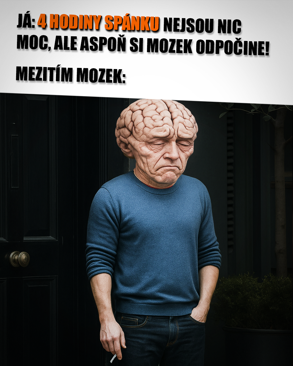 Spánek není jen tak pro srandu! Zdroj: GPT/vlastní