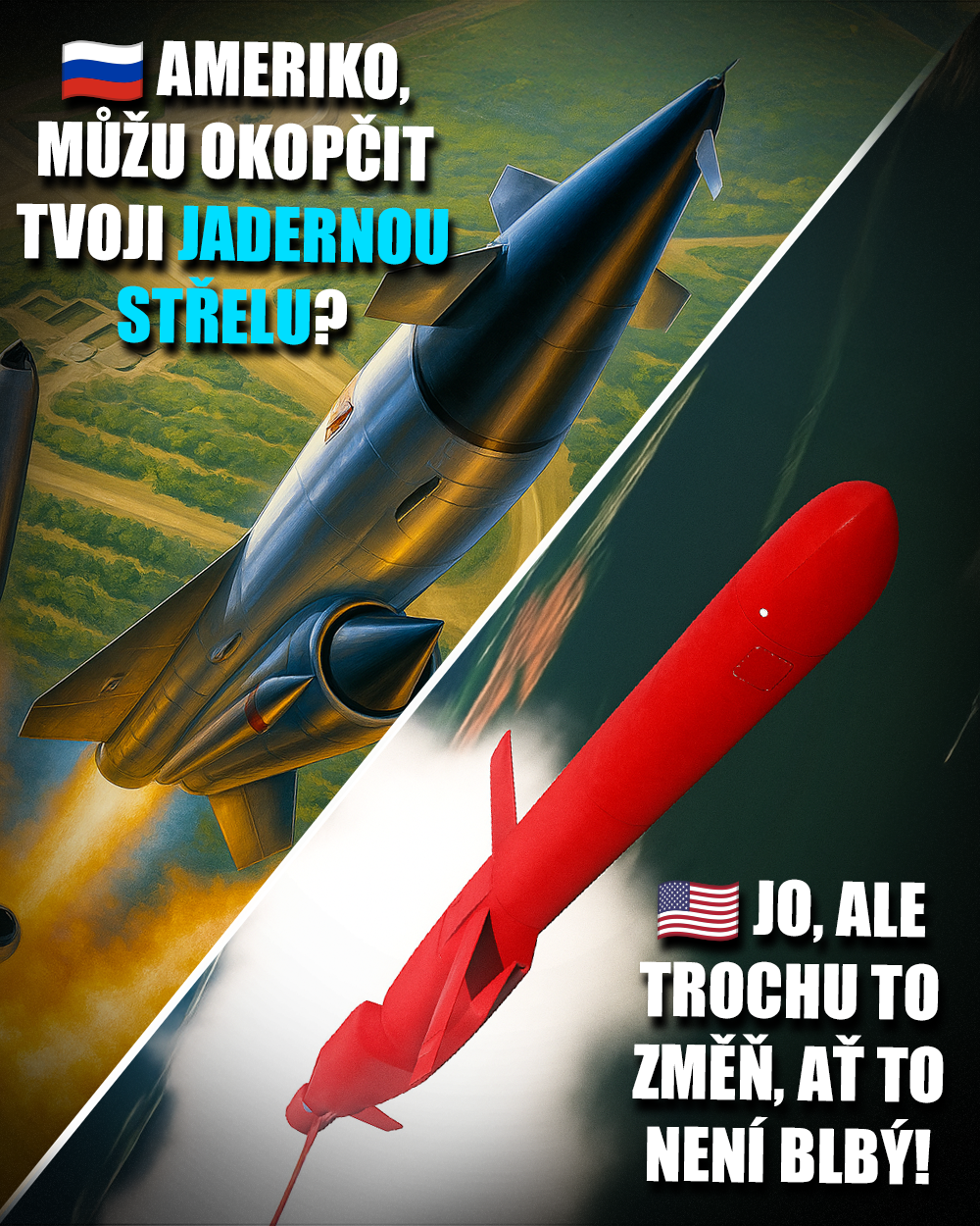 SLAM vs. Skyfall (v představě ilustrátora). Zdroj: USAF, Public Domain, GPT/vlastní