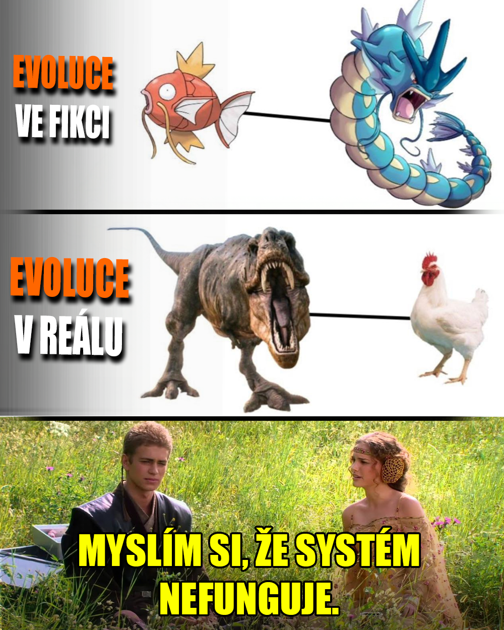 Evoluce není, jak si ji většina představuje. Zdroj: Disney, Nintendo, vlastní