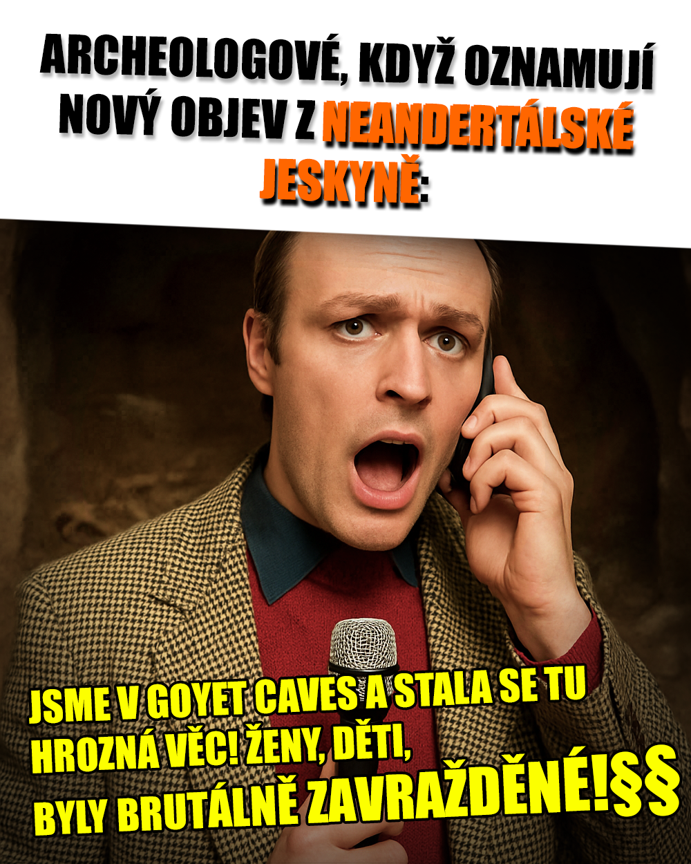 Prehistorické nálezy jsou takový true crime pro lidi s fantazií... Zdroj: Česká televize, OpenAI/vlastní