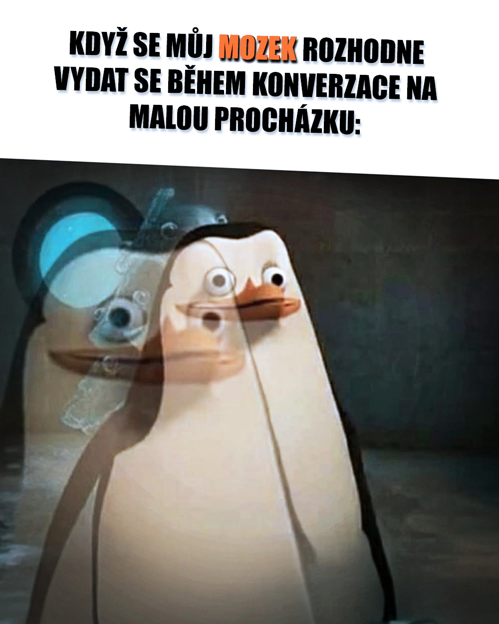 Mozek občas potřebuje pauzu, no! Zdroj: DreamWorks, vlastní