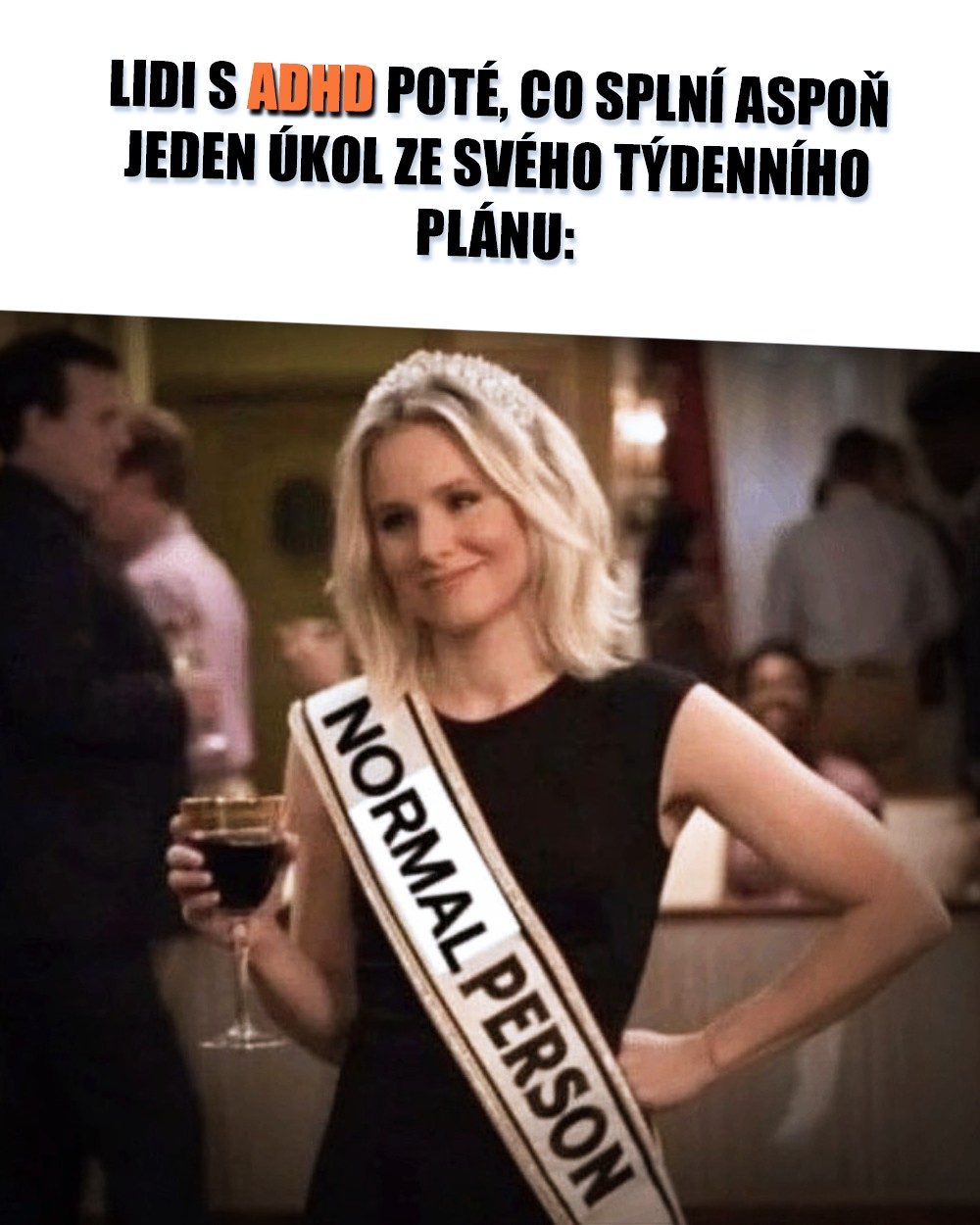 ADHD je o malých vítězstvích! Zdroj: NBC