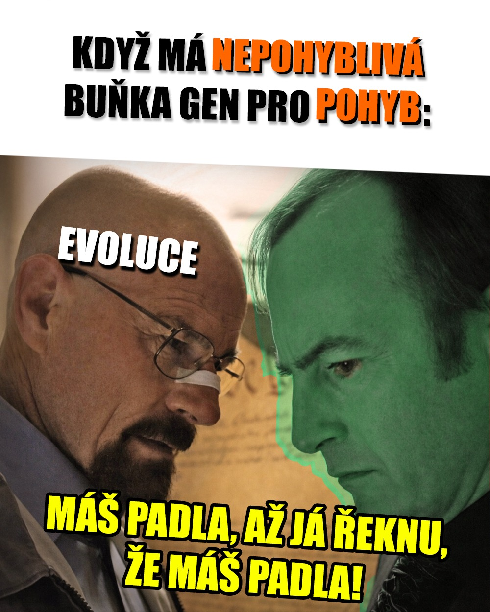 Evoluce je nekončící koloběh! Zdroj: AMC, vlastní