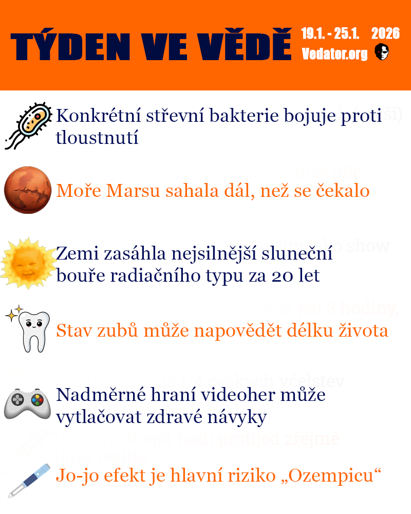 4. týden ve vědě roku 2026! Zdroj: CC BY, Apple, vlastní
