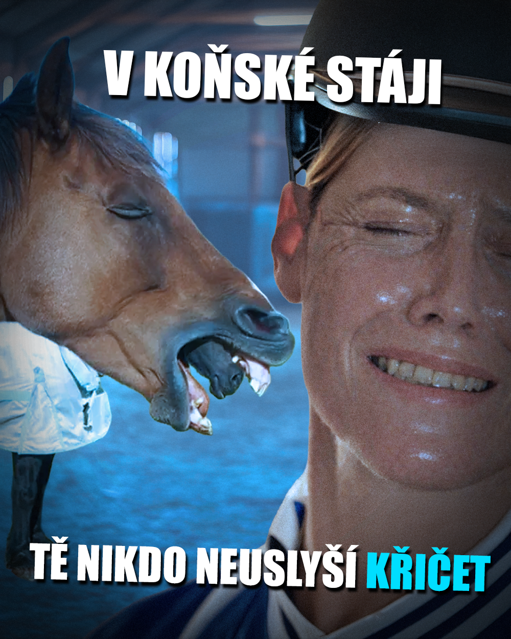 Koně nejsou pro útlicitné! Zdroj: 20th Century Fox, Public Domain, vlastní