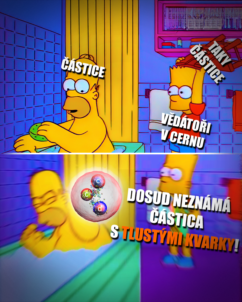 Částice jsou pro otrlé! Zdroj: FOX, vlastní