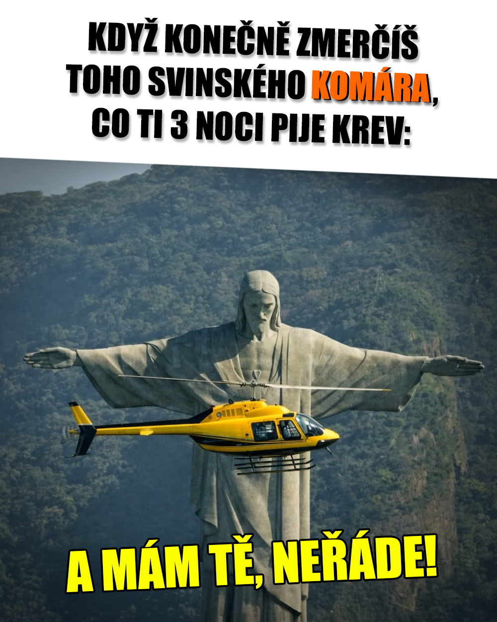 Pokud vás zajímá, co když to napíchá člověka, to výzkum nezkoumal. Ale drtivá většina druhů komárů nepíchá lidi, nýbrž jiné biočichy. Zdroj: Public Domain, vlastní