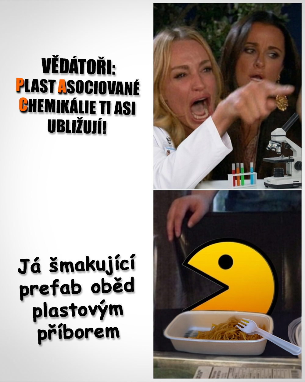 V dnešním světě plastů můžeme být každý PACmanem 
Zdroj: RHOBH, Bravo, Bandai Namco Entertainment, Gemini, vlastní