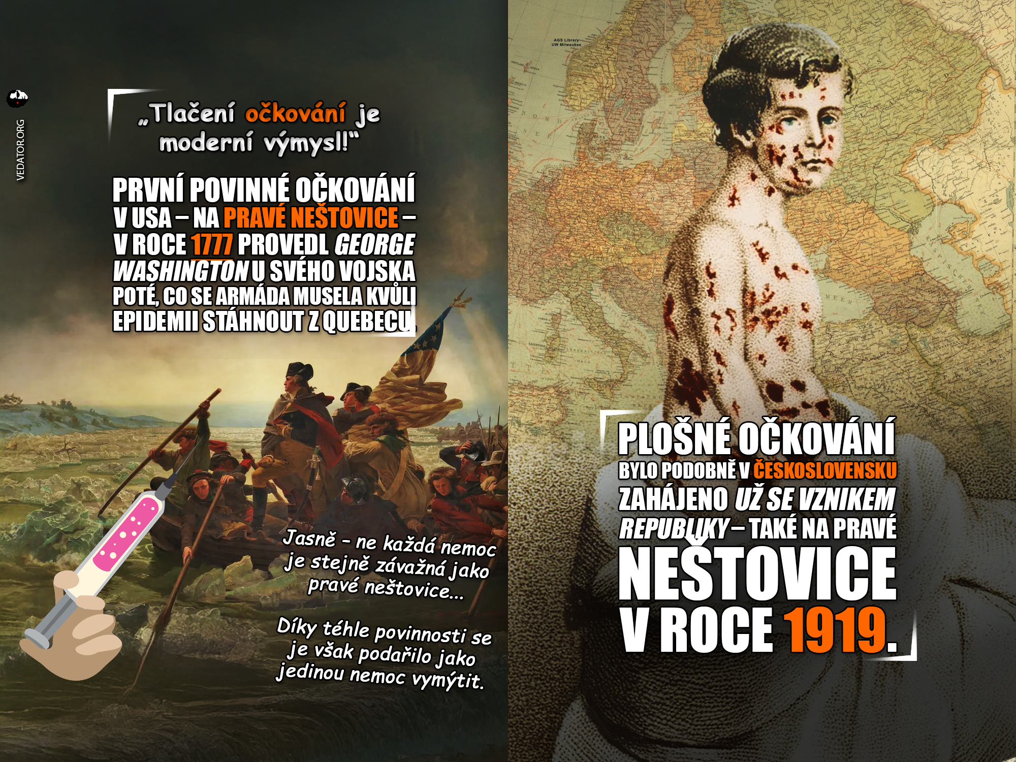 očkování, historie, pravé neštovice, Zdroj: Public Domain, vlastní