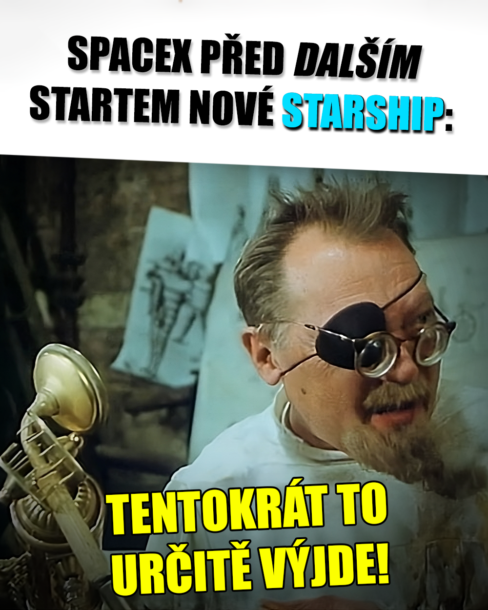Ani Starship nemá poslední dobou zrovna nejlepší skóre. Zdroj: Barrandov, vlastní