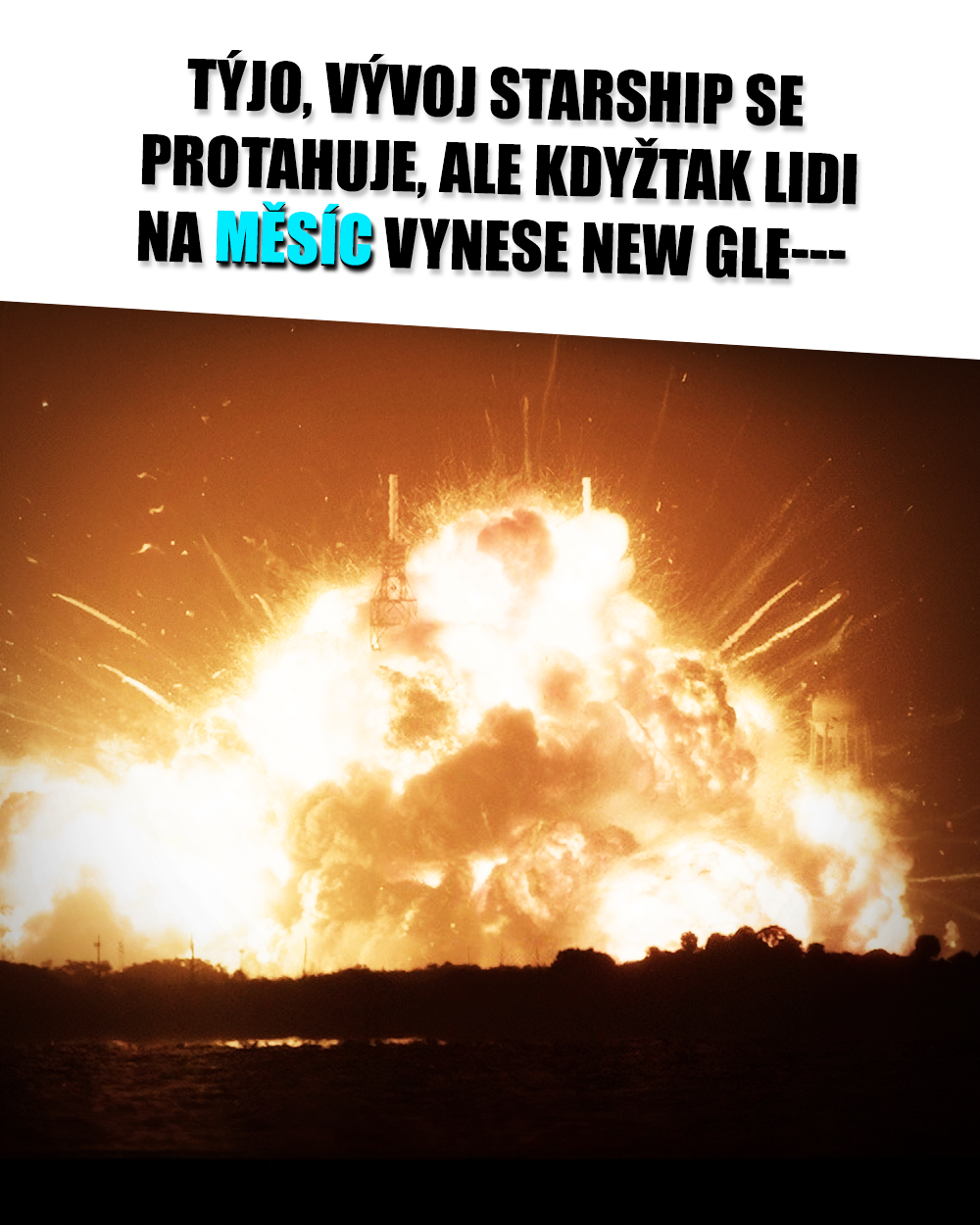 New Glenn odlétá do Valhally. Zdroj: Spaceflight Now