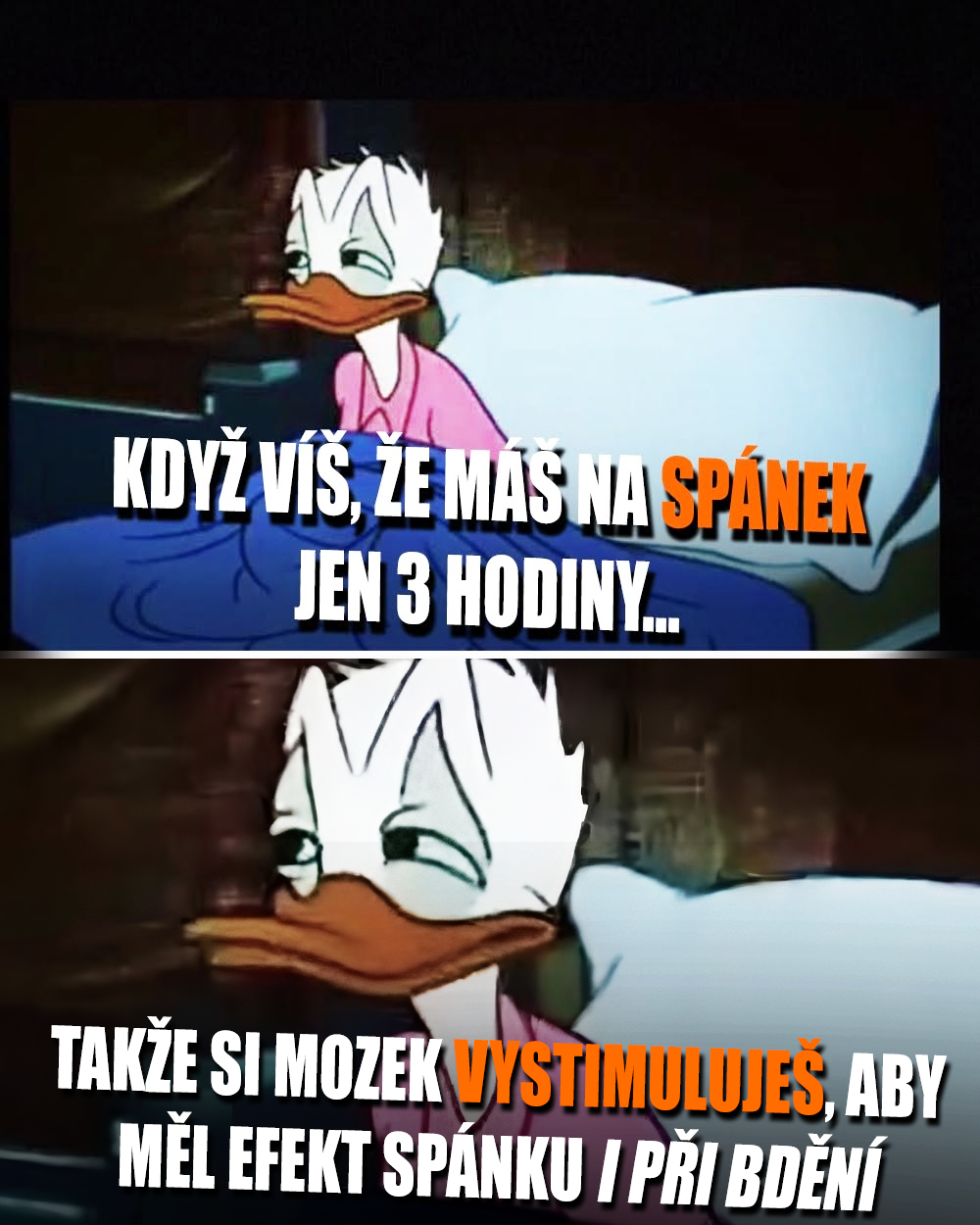 Spánek nemusí být spánkem nafurt! Zdroj: Disney