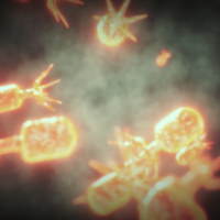 AI Fágy & Xena – Dvoutýden ve vědě 27. července až 9. srpna 2026 Fág, phage, virus, bacteriophage, bakteriofág. Zdroj: Storyblocks