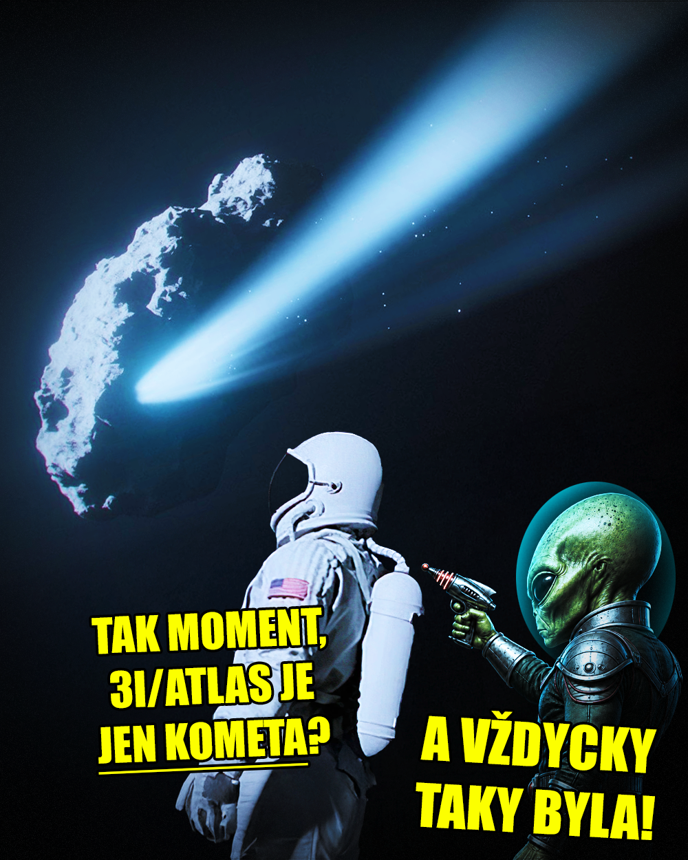 3I/ATLAS, Atlas. Bulšity kolem ATLASu. Zdroj: vlastní