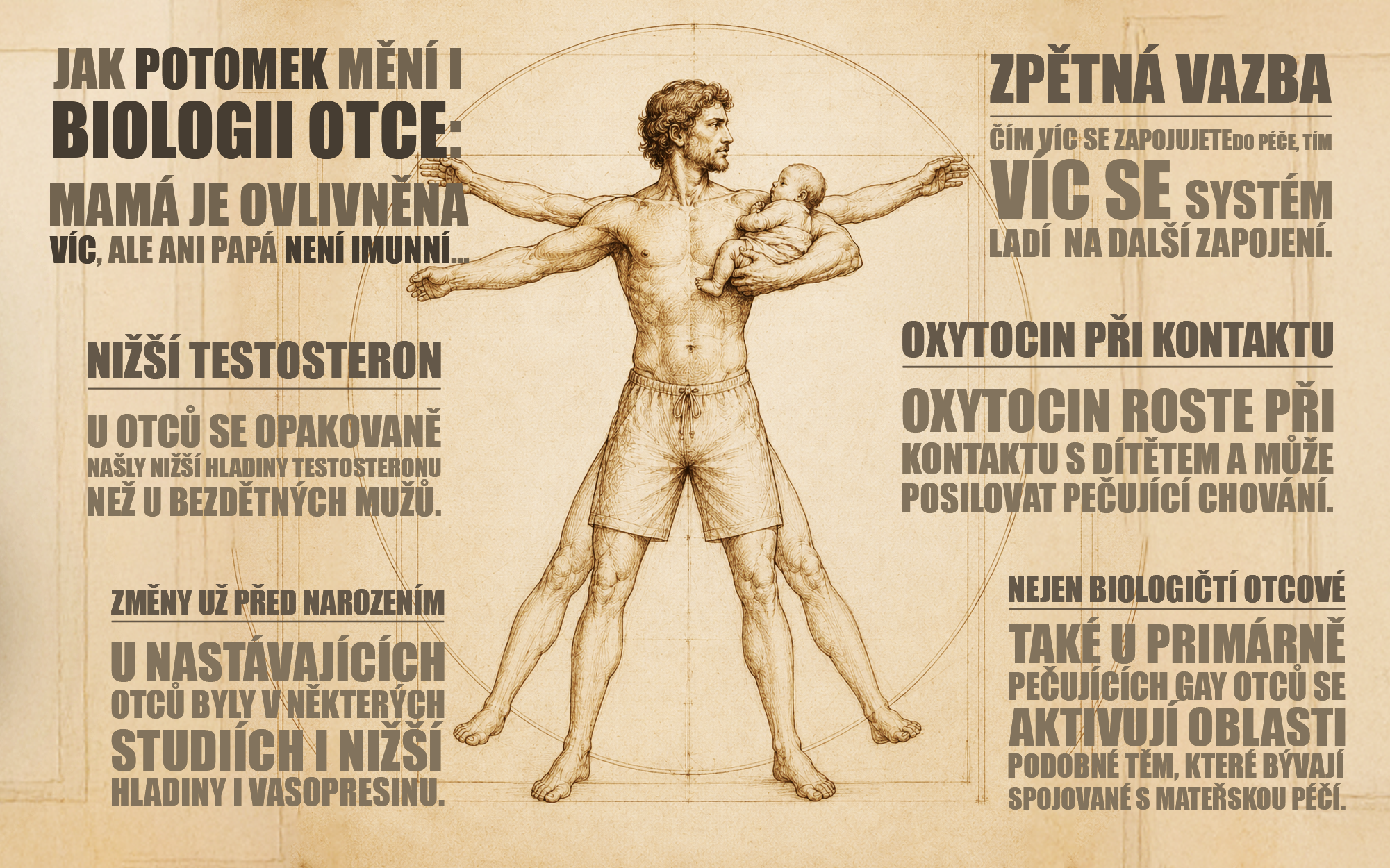 Otcovství, rodičovství, rodiče, dítě, děti, mozek. Zdroj: vlastní