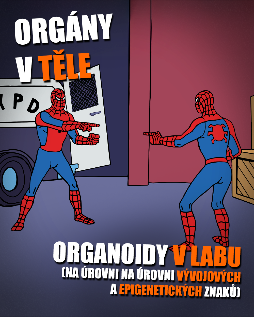 Organoid, organoidy, organoids. Zdroj: Marvel, vlastní