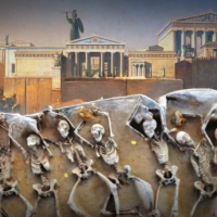 Spoutaní muži z řeckého masového hrobu byli nejspíš místní Atény a spoutaní muži. Zdroj: Bérard, Reine-Marie et al., Athens Journal of History, 2021 CC BY-NC 4.0
