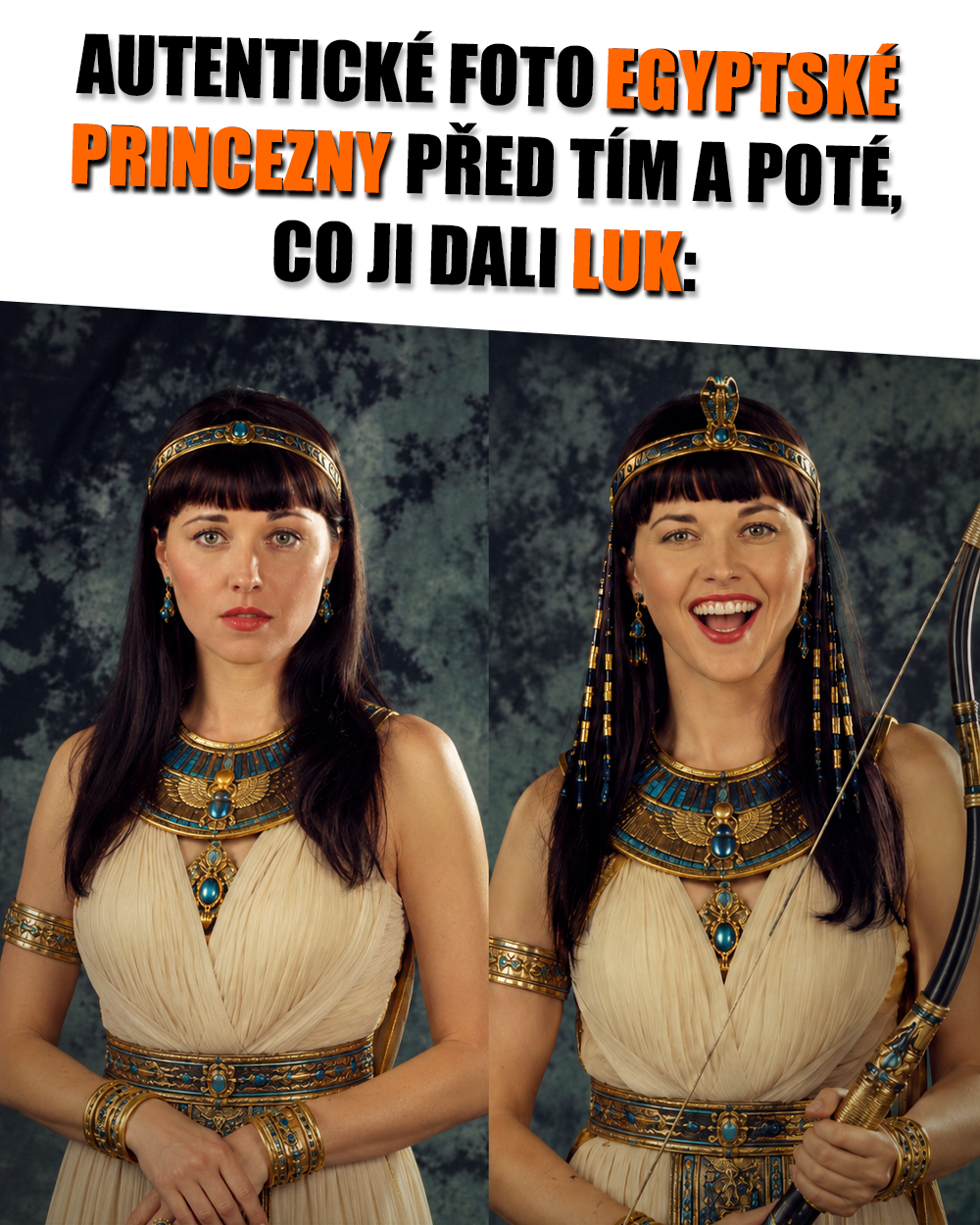 Egypt, princezny, starověk. Zdroj: Lucy Lawless, OpenAI/vlastní